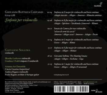 CD Giovanni Sollima: Sinfonie Per Violoncello 463758