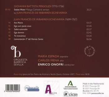 CD Giovanni Battista Pergolesi: Contrafacta - Stabat Mater & Motets 601038