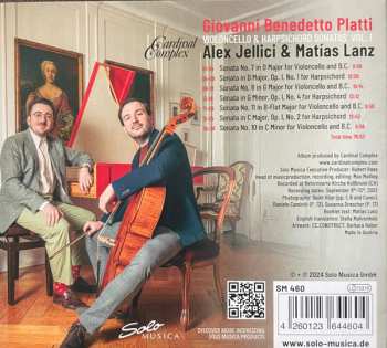 CD Giovanni Benedetto Platti: Violoncello & Harpsichord Sonatas Vol.1 625759