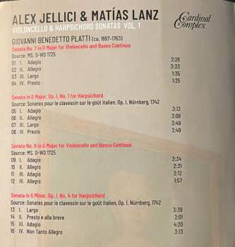 CD Giovanni Benedetto Platti: Violoncello & Harpsichord Sonatas Vol.1 625759