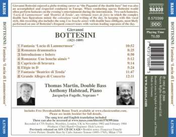 CD Giovanni Bottesini: Fantasia 'Lucia di Lammermoor', Fantasia 'Beatrice di Tenda', Grande Allegro di Concerto 316094