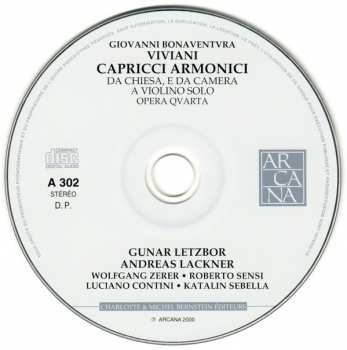 CD Gunar Letzbor: Capricci Armonici Opera Qvarta 304744