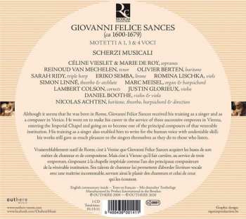 CD Giovanni Felice Sances: Dulcis Amor Iesu 283403