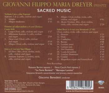 CD Giovanni Filippo Maria Dreyer: Sacred Music 614082