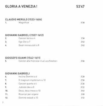 CD Giovanni Gabrieli: Gloria A Venezia! 579121