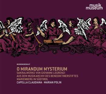 Album Giovanni Legrenzi: O Mirandum Mysterium