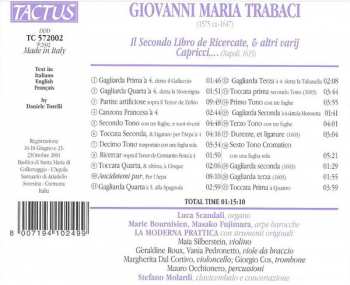 CD Stefano Molardi: Il Secondo Libro De Ricercate  & Altri Varij Capricci 350013