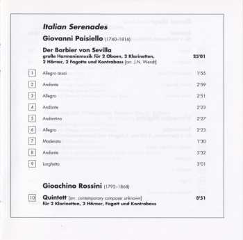 CD Gioacchino Rossini: Italian Serenades 290932