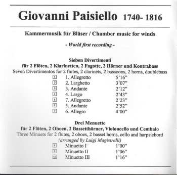 CD Luigi Magistrelli: Kammemusik Für Bläser / Chamber Musi For Winds 556805