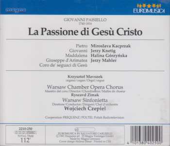 2CD Giovanni Paisiello: La Passione Di Gesù Cristo 549726