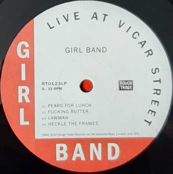 2LP Girl Band: Live At Vicar Street LTD 231465