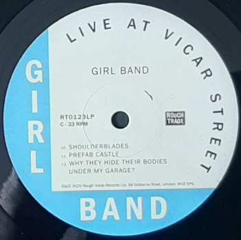 2LP Girl Band: Live At Vicar Street LTD 231465