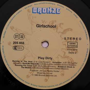 LP Girlschool: Play Dirty 650605