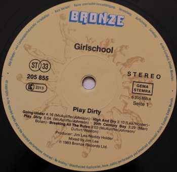 LP Girlschool: Play Dirty 650605