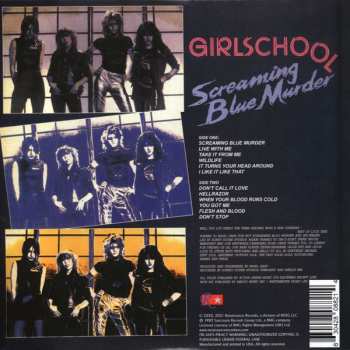 LP Girlschool: Screaming Blue Murder DLX | LTD 381381