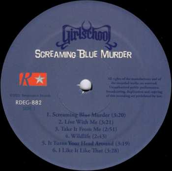 LP Girlschool: Screaming Blue Murder DLX | LTD 381381