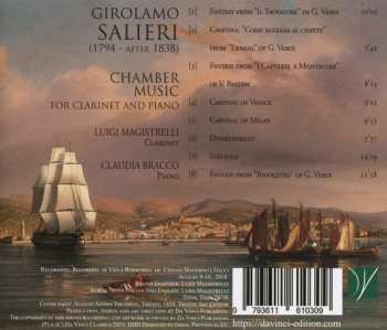 CD Luigi Magistrelli: Chamber Music For Clarinet And Piano 415039