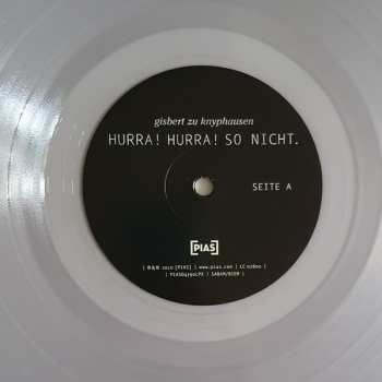 LP Gisbert Zu Knyphausen: Hurra! Hurra! So Nicht. CLR | LTD 555570