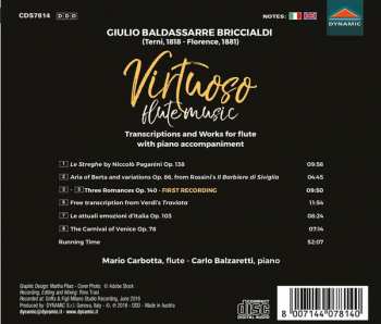 CD Giulio Briccialdi: Virtuoso Flute Music 244330