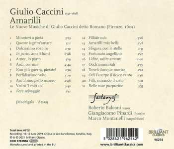 CD Giulio Caccini: Amarilli - Le Nuove Musiche 1601 244214