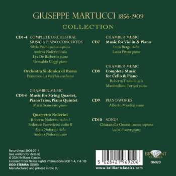 10CD/Box Set Giuseppe Martucci: Martucci collection 618815