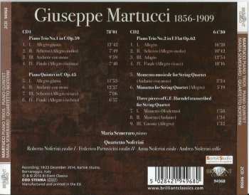 2CD Giuseppe Martucci: Music For String Quartet - Piano Trios - Piano Quintet 316026