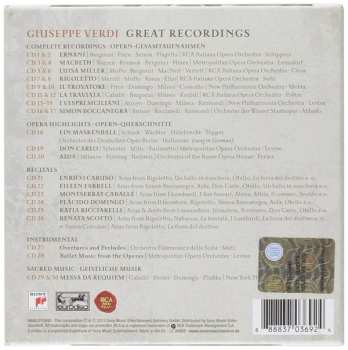 30CD/Box Set Giuseppe Verdi: Great Recordings LTD 365683