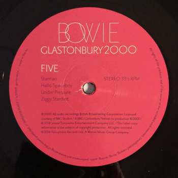 3LP David Bowie: Glastonbury 2000 14157