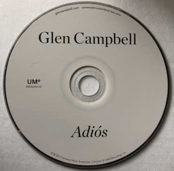 CD Glen Campbell: Adiós 1188