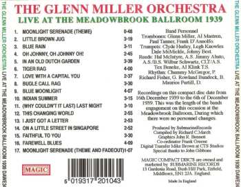 CD Glenn Miller And His Orchestra: Live At The Meadowbrook Ballroom 1939 617673