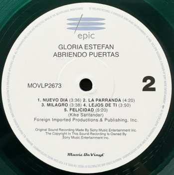 LP Gloria Estefan: Abriendo Puertas CLR | LTD | NUM 544903