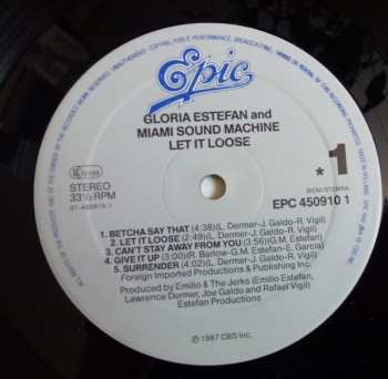 LP Miami Sound Machine: Let It Loose 651193