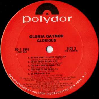 LP Gloria Gaynor: Glorious 641162