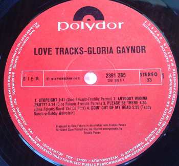 LP Gloria Gaynor: Love Tracks 656291