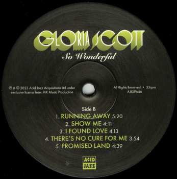 LP Gloria Scott: So Wonderful 552294