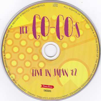 CD Go-Go's: Live In Japan '82 487938