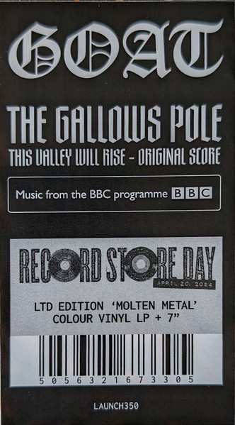 LP/SP Goat: The Gallows Pole (This Valley Will Rise - Original Score) CLR | LTD 604378