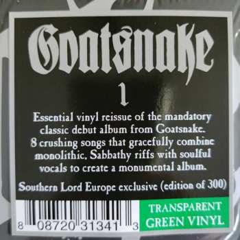 LP Goatsnake: 1 LTD | CLR 367062