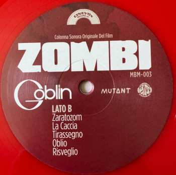 LP Goblin: Zombi (Colonna Sonora Originale Del Film) CLR 627672