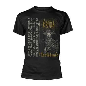 Merch Gojira: Tričko Fortitude Tracklist (organic)