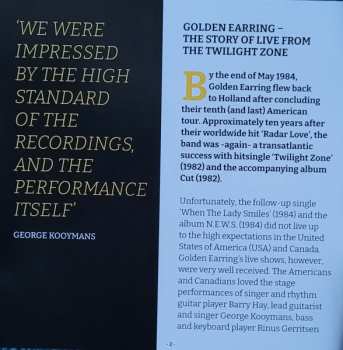 2CD/DVD Golden Earring: Back Home – The Complete Leiden 1984 Concert 622469