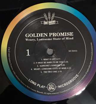 LP Golden Promise: Weary, Lonesome State Of Mind 601578