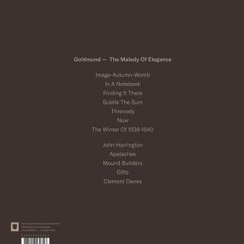 LP Goldmund: The Malady Of Elegance LTD 574314