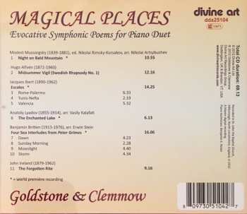 CD Anthony Goldstone: Magical Places - Evocative Symphonic Poems For Piano Duet 643036