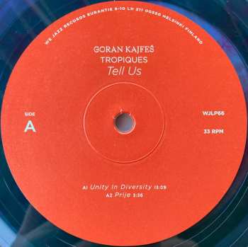 LP Goran Kajfes: Tell Us CLR 589259