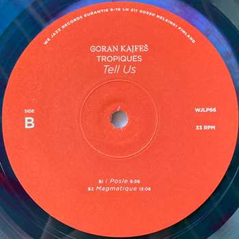 LP Goran Kajfes: Tell Us CLR 589259