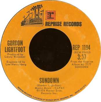 Album Gordon Lightfoot: Sundown