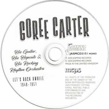 CD Goree Carter: Let's Rock Awhile 1949-1951 502515