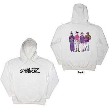 Merch Gorillaz: Gorillaz Unisex Pullover Hoodie: Cracker Island (back Print) (x-large) XL