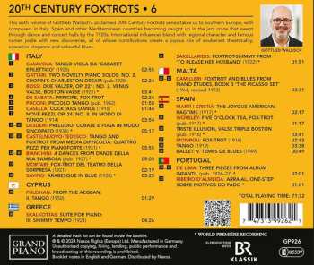 CD Gottlieb Wallisch: 20th Century Foxtrots • 6: Southern Europe 618563